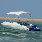 Bimini vir&scaron;aus stogelis su sienomis 243x(230-244)x137cm