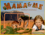 Lavinamoji dėlionė Mama & me World animals 2+