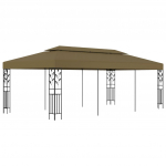 Pavėsinė taupe spalvos 6x3m 180g/m&sup2;