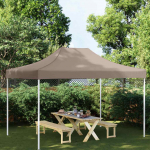 Proginės palapinės stogas taupe spalvos 45x3m 270 g/m&sup2;
