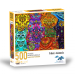 Brain Tree dėlionė Egzotiniai gyvūnai 500 det.