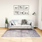 Kilimas pilkos spalvos 120x180cm neslystantis skalbiamas