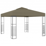 Sodo palapinė taupe spalvos 3x3m 180 g/m&sup2;