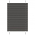 Plisuota žaliuze juoda 90x150 cm audinio plotis 894 cm