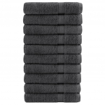Pirties rank&scaron;luosčiai SOLUND 10vnt antracito 80x200cm 600g/m&sup2;