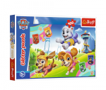 Dėlionė su blizgučiais 100 detalių Paw Patrol Shimmering Pups Trefl 1483