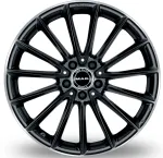 MAK Komet R20 9J 5x112 ET41 CB66.6 Gloss Black Mirror Ring