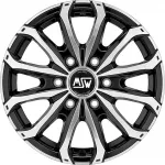 MSW 48 Van 6 Holes R16 6.5J 6x125 ET68 CB74.1 Gloss Black Full Polished