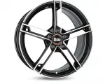 MAM W4 (max load:720kg) Germany T&Uuml;V certified R18 7.5J 5x120 ET35 CB72.6 BLACK FRONT POLISH