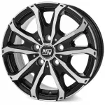 MSW 48 Van R16 7J 5x108 ET46 CB65.1 Gloss Black Full Polished