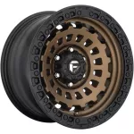 Fuel D634 Zephyr R17 8J 5x114.3 ET38 CB56.6 Matte Bronze Black Bead Ring