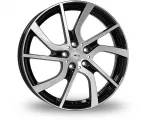Brock eB1 R19 5J 5x112 ET43 CB66.6 Black Front Polished
