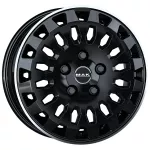 MAK Overland R17 7J 5x118 ET45 CB71.1 Gloss Black Mirror Ring