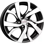 KIK KC668 R15 6J 5x114.3 ET50 CB60.1 Black-Diamond