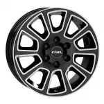 Rial Transporter 2 R17 7J 6x130 ET50 CB84.1 diamond-black frontpolished