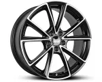 MAM A5 (max load:690kg) Germany T&Uuml;V certified R19 8J 5x112 ET45 CB66.6 MATT BLACK FRONT POLISH