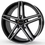 AVUS AC-515 (Max Load 735 kg) Made in Italy R18 8.5J 5x112 ET45 CB66.6 Black Polished