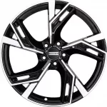 Fondmetal Atena Flat Seats bolts (Max Load 1090 kg) Made in Italy R22 10J 5x120 ET42 CB72.6 Glossy Black Machined