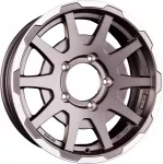 Sparco Dakar Matt Dark Greey Lip Polished NO CAP R16 5.5J 5x139.7 ET5 CB108.1