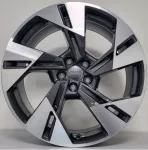 OEM AUDI 4KE601025AP R20 9J 5x112 ET38 CB66.6 Black Polished