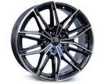 GMP SPECTER Max Load: 750 kg Made in Italy R19 9J 5x120 ET40 CB72.6 BLACK POLISHED
