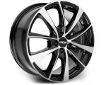 OXXO Vidorra Black R16 6.5J 5x112 ET50 CB66.6 Black Polished