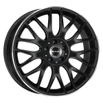 MAK Arrow R18 9J 5x112 ET42 CB66.6 Gloss Black Mirror Ring