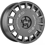 OZ Racing Rally Racing R17 7J 5x112 ET35 CB75 Dark Graphite Silver Lettering