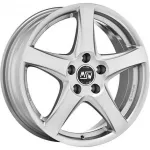 MSW 78 (Max Load: 580 Kg) Made in Italy R17 6.5J 5x112 ET49 CB66.6 full Silver