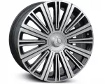 Original DEMO Maybach Mercedes GLS 600 X167 + TPMS + original Maybach caps R22 11.5J 5x112 ET47 CB66.6 Black front polished