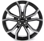 Dezent TV dark R20 9J 5x114.3 ET50 CB67.1 Black/polished
