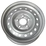 SRW Steel Trailer Silver R13 4J 4x100 ET30 CB57.1