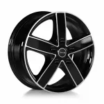 AVUS AC-V51 (Max Load 1250 kg) Made in Italy R17 7J 5x130 ET62 CB78.1 Black Polished