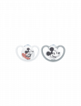 NUK 176286 Silikoninis čiulptukas 6-18 SPACE MICHAEL MOUSE 2vnt