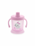 CANPOL 31/300 La&scaron;inimo puodelis 200ml Bunny & company rožinės spalvos