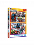 TREFL 34439 Dėlionė 2x70 Tapk didvyriu / Disney Marvel The Avengers