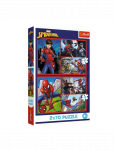 TREFL 34443 Dėlionė 2x70 Vorų istorijos / Disney Marvel Spiderman
