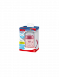 NUK ZE-102 rinkinys FC buteliukas 150 ml su rankenėlėmis NIGHT+Free silikoninis kandiklis be la&scaron;ėjimo