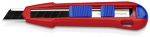 Peilis laužoma geležte18mm su a&scaron;menų stabilizatoriumi, Cutix, Knipex