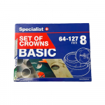Specialist+ SPECIALIST+ gręžimo karūnų rinkinys, 8 vnt.