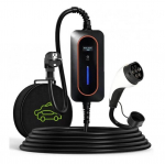 Ne&scaron;iojama elektromobilio įkrovimo stotelė 3.7KW 6-16A 220V/1 fazė 5 metrai Type2