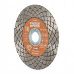 Diskas deimantinis pjovimui ir &scaron;lifavimui P-TYPE 125 &times; 22,23 &times; 1,6 mm FASTER TOOLS (FT203-20)