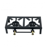 Dviejų degyklių metalinė lauko viryklė