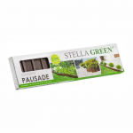 Plastikinė sodo tvorelė PA80 BOX, 3,9 m, Stella Green - Pilka