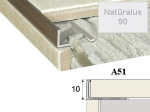 Profilis Effector, užbaigimo | A51 natūralus 300 cm 10 mm