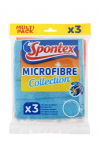 Mikropluo&scaron;to &scaron;luostės su porolonu Spontex Multipack, 3 vnt.