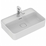 Ideal Standard Strada II ant stalvir&scaron;io montuojamas praustuvas 60 x 40 x 17,5 cm su keramikiniu dugno vožtuvo dangteliu