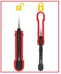 Kabelio atrakinimo įrankis apvalioms galvutėms, 1,5 mm (150.1290, KS TOOLS)
