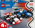 LEGO&reg; City F1&reg; Williams Racing & Haas F1&reg; Race Cars, 92 vnt.