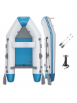 2-vietė pripučiama valtis Bestway Sportboot-Set Caspian, 230x130x33 cm, 65046